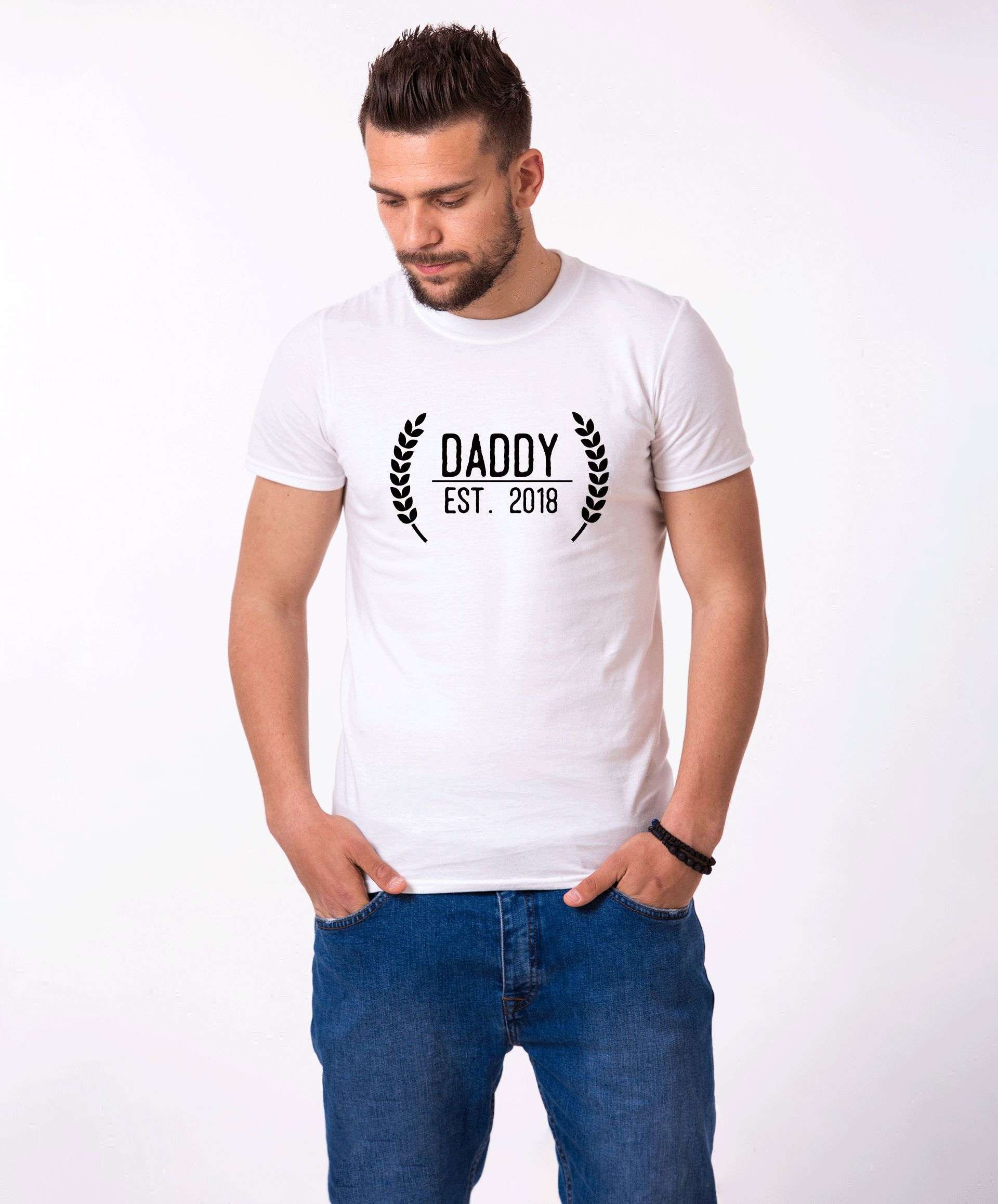 Daddy Est. Shirt, Daddy Shirt, Father's Day, Father's Day Shirt