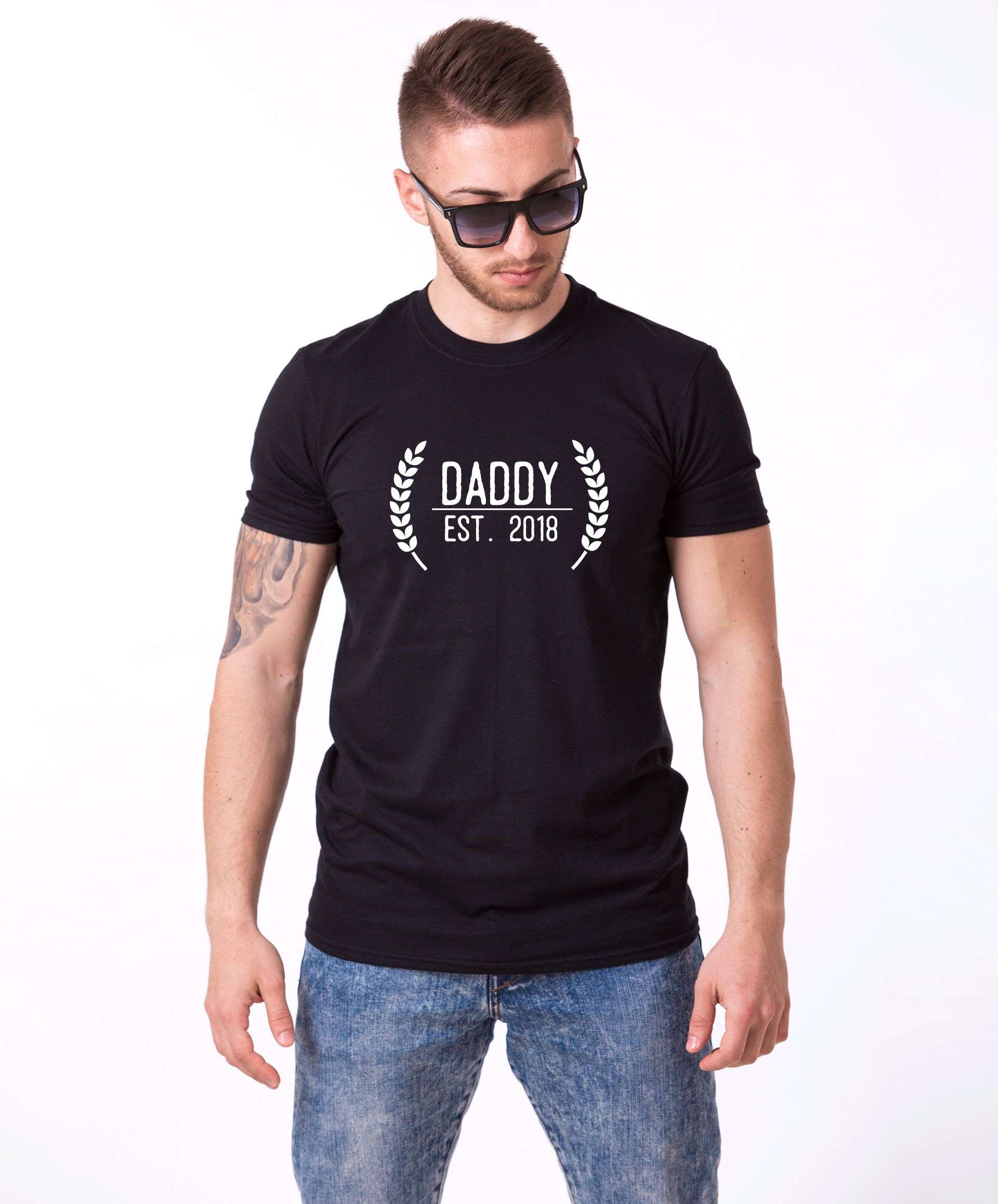 Daddy Est. Shirt, Daddy Shirt, Father's Day, Father's Day Shirt