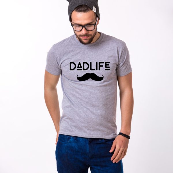 Dadlife Shirt, Gray/Black