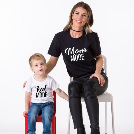 Mom Mode Kid Mode Shirts, Matching Mommy and Me Shirts