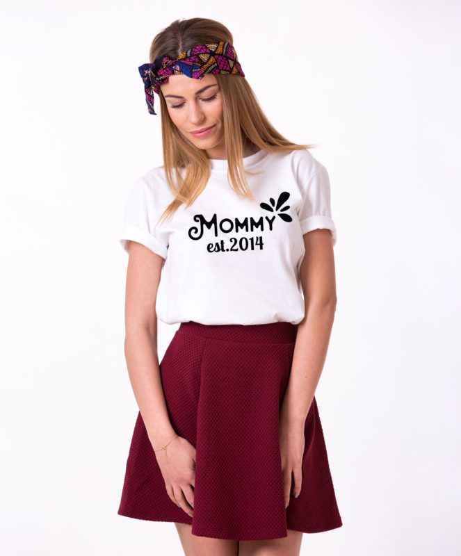 Mommy Shirt, Mommy Est. Shirt, Mom Shirt, Single Shirt