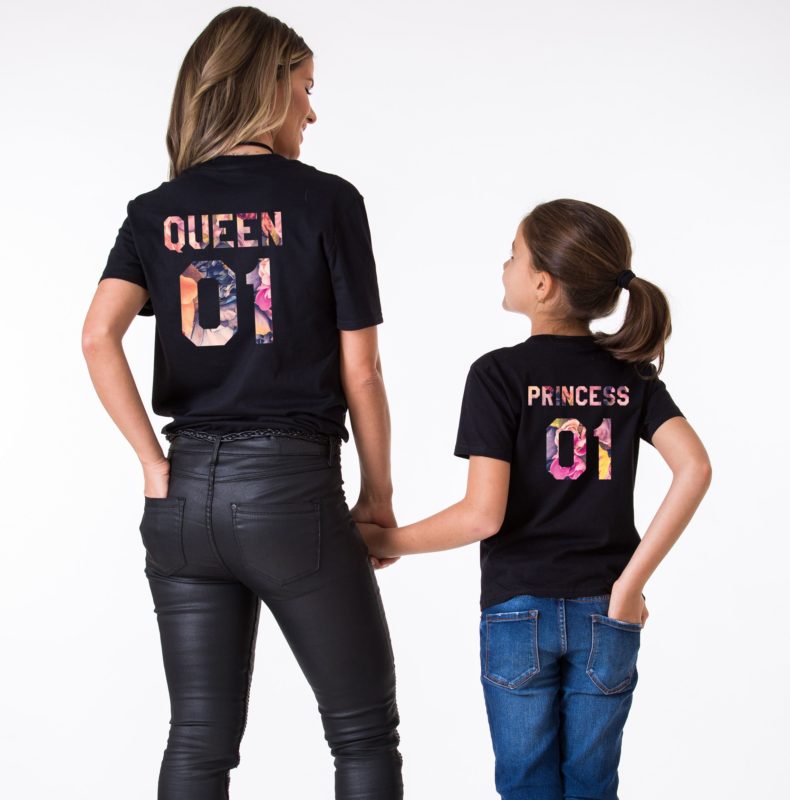 Queen Princess 01 Shirts, Matching Mommy and Me Shirts