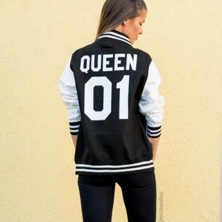 Queen 01 Varsity Jacket, College Jacket, Letterman Jacket, UNISEX