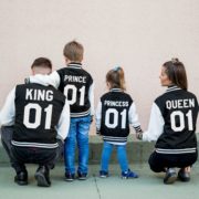 Varsity Jacket, King 01, Queen 01, Prince 01, Princess 01