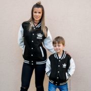 Queen 01 Prince 01 Varsity Jackets, Matching Jackets, UNISEX