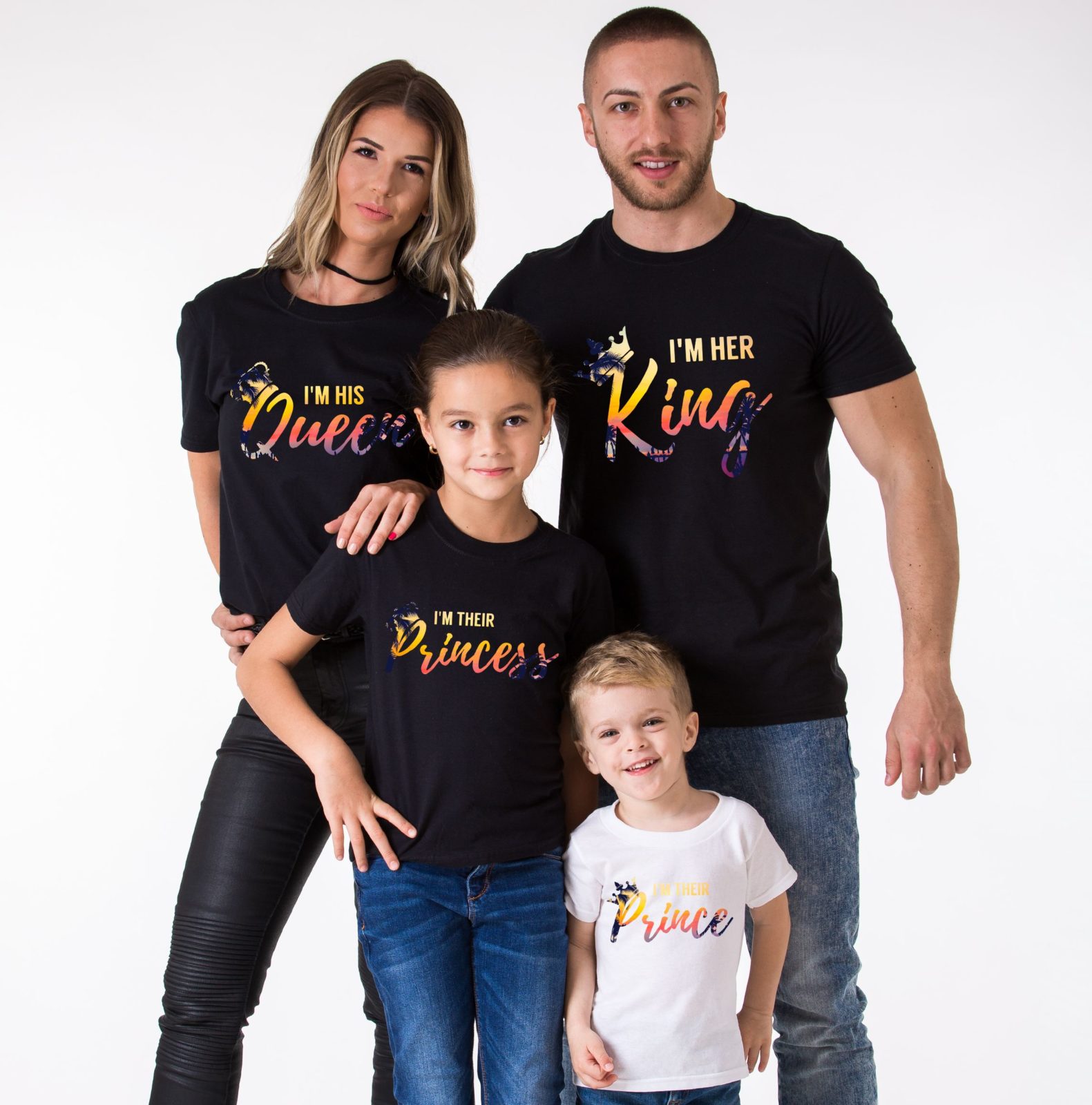 Family Vacation Shirts, Her King, His Queen, Their Prince, Princess