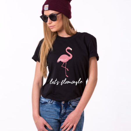 Flamingo Shirt, Let's Flamingle, Flamingo Summer Shirt, UNISEX