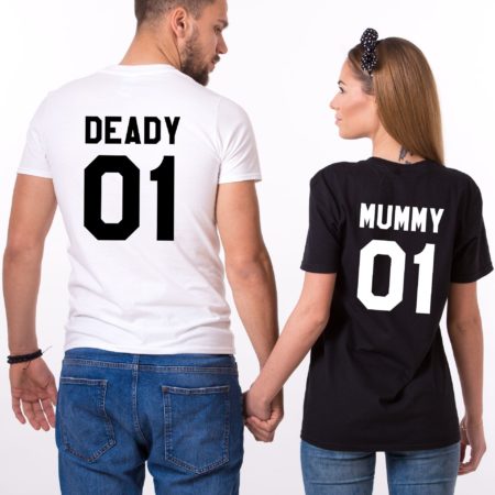 Deady 01 Mummy 01, Halloween Shirts, Matching Family Shirts, UNISEX