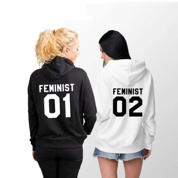 Feminist 01 Feminist 02 Hoodies