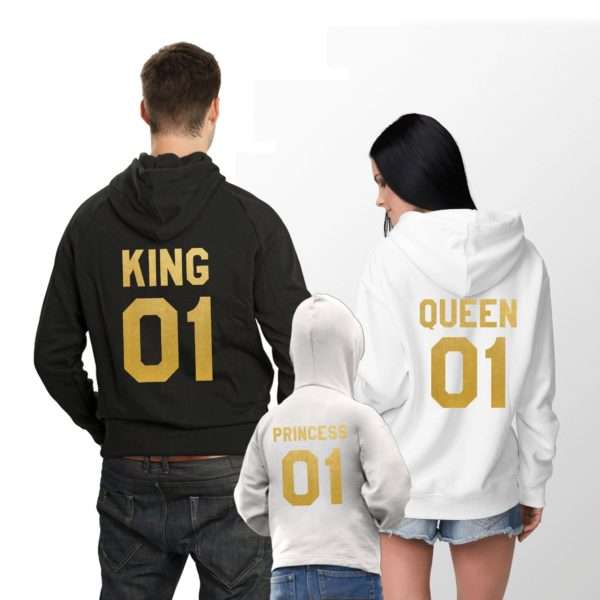 sweater hipster royalty princess crown ruler funny 759 hoodie king or queen 