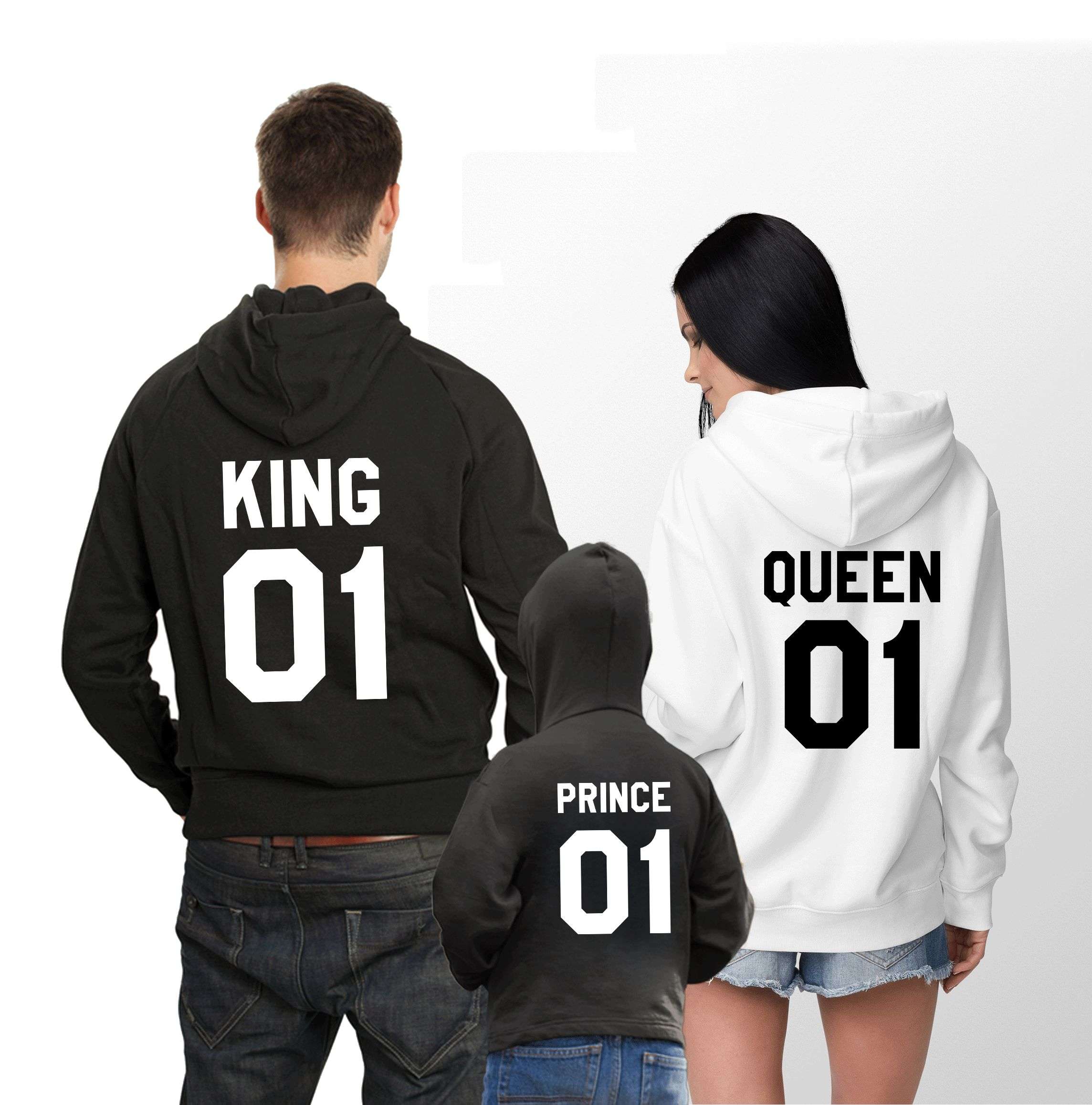 My Queen and My King Matching Couple Hoodies Couple 