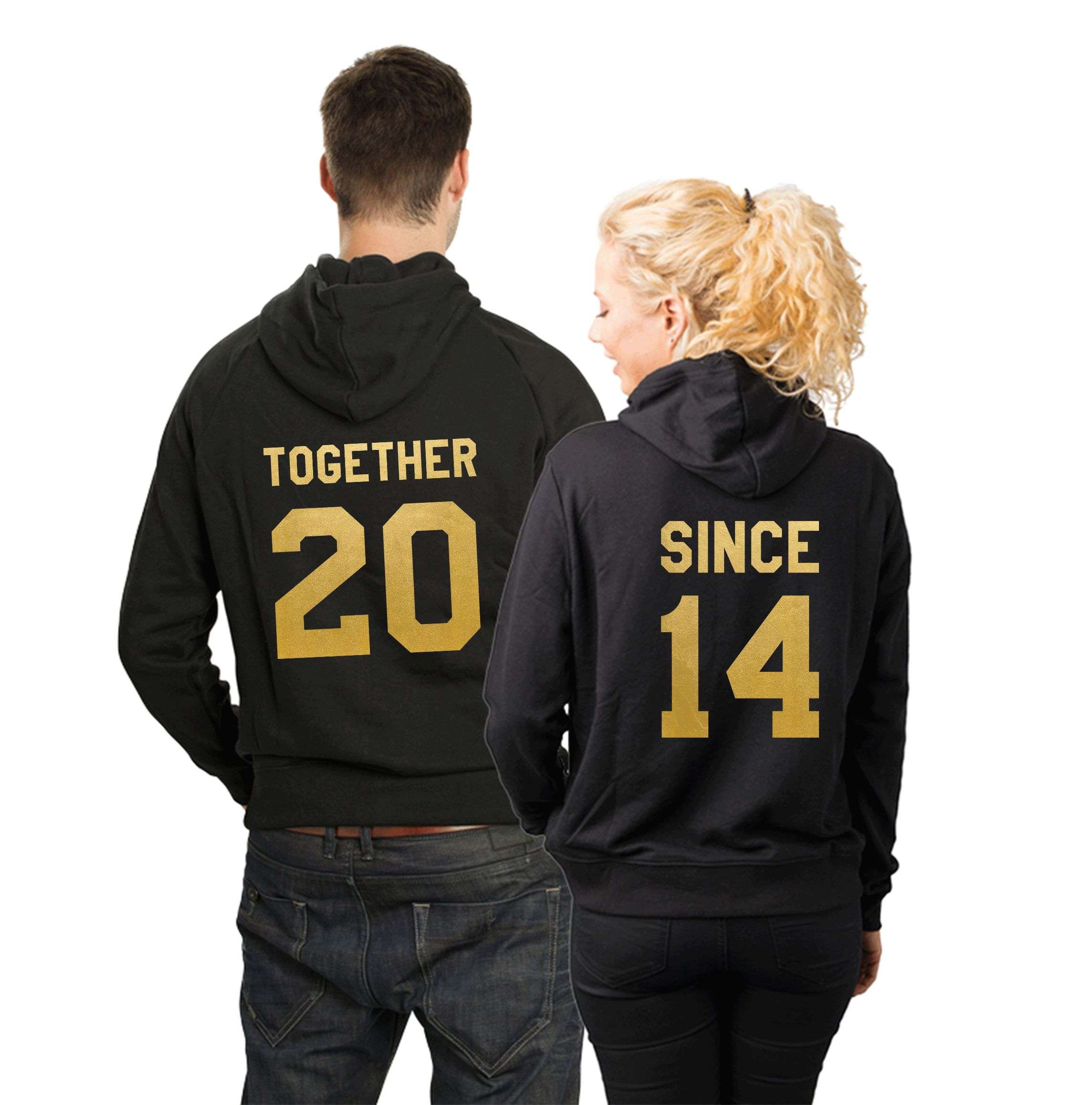 Couple Custom Made Sweatshirts Together Since King And Queen Matching Crewnecks