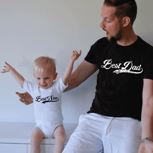 Best Dad Best Son Shirts, Matching Daddy and Me Shirts