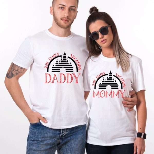 Mommy Daddy Vacation Shirts, Matching Family Shirts, Mickey Shirts