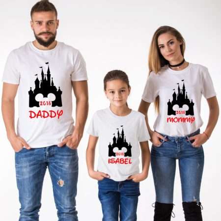 Custom Family Vacation Shirts, Magical Castle, Matching Family Shirts