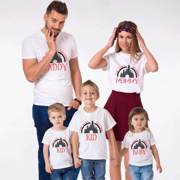 Mickey Castle Family Vacation Shirts, Matching Family Shirts