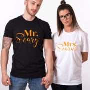 Mr Scary Mrs Scary, Matching Couple Shirts, Matching Halloween Shirts