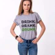 Drink Drank Drunk Shirt, St. Patrick’s Day Shirt, Couples Shirts