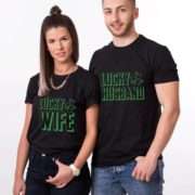 Lucky Husband Lucky Wife Shirts, St. Patrick’s Day, Matching Couples Shirts
