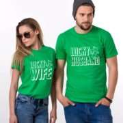 Lucky Husband Lucky Wife Shirts, St. Patrick's Day, Matching Couples Shirts