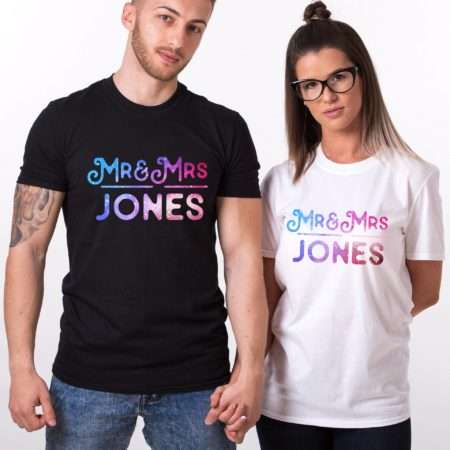 Custom Mr Mrs Shirts, Patterns, Matching Couples Shirts