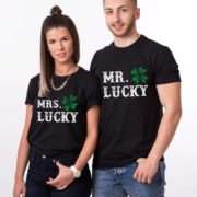 Mr Lucky Mrs Lucky Shirts, St. Patrick’s Day, Matching Couples Shirts