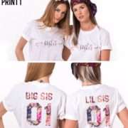 Big Sis Lil Sis Sister Shirts, Matching Best Friends Shirts, Gift for Sister