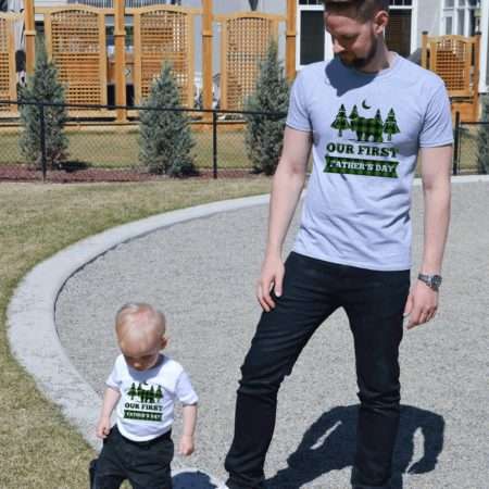 1st Father's Day Shirts, Our First Father's Day, Plaid Bears, Daddy and Me