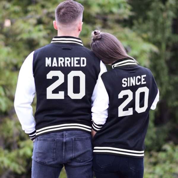 Wedding Bride Groom Jackets, Married Since, Mr Mrs, Matching Varsity Jackets