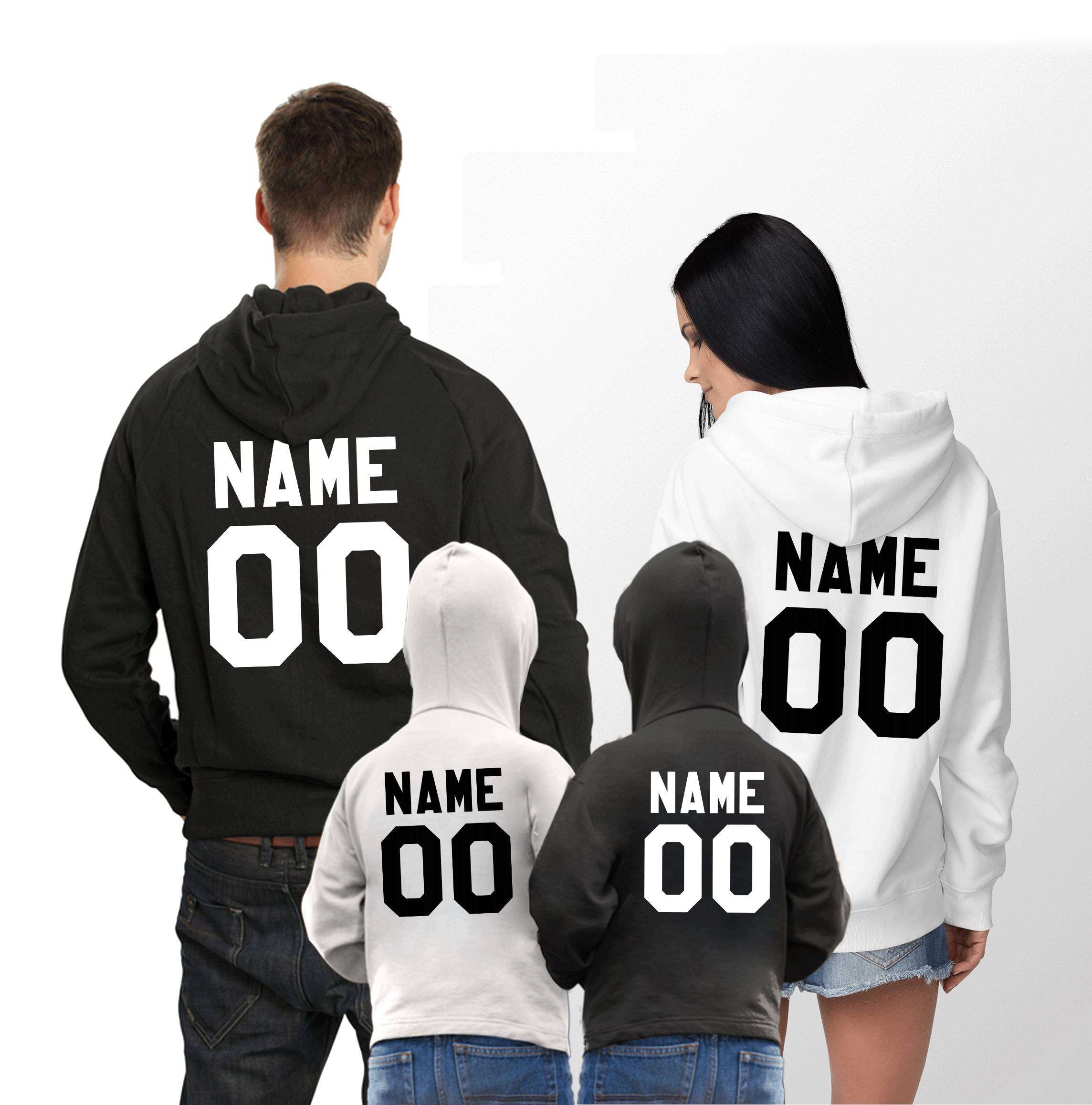 Personalized Matching Family Hoodies - Awesome Matching Shirts for ...